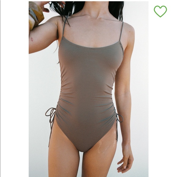 Zara Ruched Tie Dye Swimsuit - Picture 5 of 9